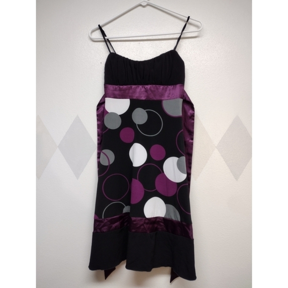 Trixxi polka dot spaghetti strap dress - Picture 1 of 9